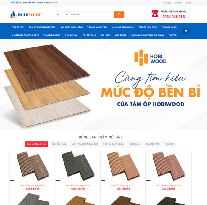 Website bán sàn gỗ tự nhiên