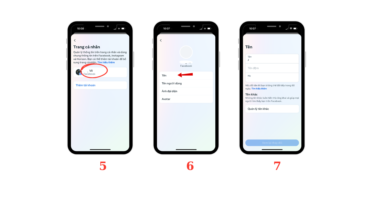 Hướng dẫn đổi tên Facebook chi tiết mới nhất 2024