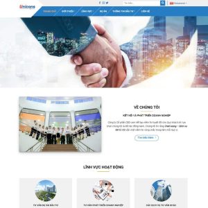 Mẫu website giới thiệu công ty 01